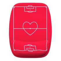 Mouse Pad Ergonomico Quadra Amor Coração Vermelho