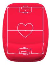 Mouse Pad Ergonomico Quadra Amor Coração Vermelho