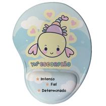 Mouse Pad Ergonômico Signos Zodiaco Kawaii