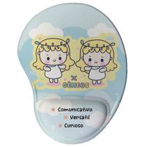 Mouse Pad Ergonômico Signos Zodiaco Kawaii