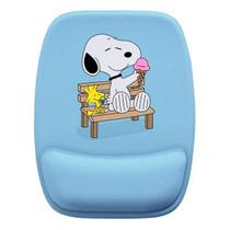 Mouse Pad Ergonomico Snoopy Banco E Sorvete