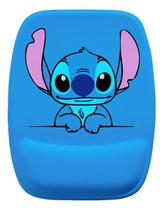 Mouse Pad Ergonomico Stitch Azul Feliz Sorriso