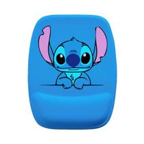 Mouse Pad Ergonomico Stitch Azul Feliz Sorriso