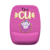 Mouse Pad Ergonomico Teu Cu Unicornio Rosa