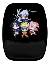 Mouse Pad Ergonomico Time 7 Kawaii Preto Naruto