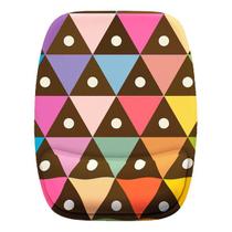Mouse Pad Ergonomico Triangulos Bolinha Colorido