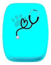 Mouse Pad Ergonomico Veterinario Patinha Azul Profissão Mouse Pad Ergonomico Veterinario Patinha Azul Profissão