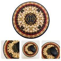 Mouse Pad Estampado Arabesco Mandala Oriental Apoio De Mouse Descanso Redondo 21cm Deskpad
