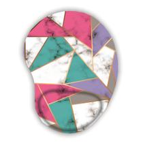 Mouse pad estampados gemetricos com apoio