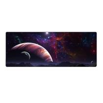 Mouse pad estendido para jogos, teclado, laptop, mousepad com bordas costuradas, base antiderrapante