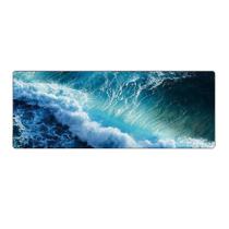 Mouse pad estendido para jogos, teclado, laptop, mousepad com bordas costuradas, base antiderrapante