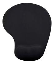 Mouse pad exbom MP-AU2319A de borracha 23cm x 19cm preto