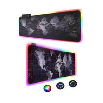 Mouse Pad Exbom Mp-Led3080C02 Com Borda De Led Rgb 7 Cores 30X80Cm