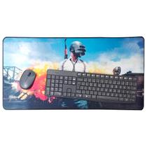 Mouse Pad Extra 70x35cm Extra Grande Gamer PubG Antiaderente