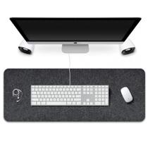 Mouse Pad feltro 70x30 para escritorio + porta copos e MOUSEpad sintetico