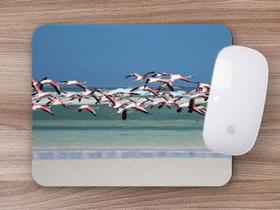 Mouse Pad, Flamingo Voando Mouse Pad, Flamingo Voando