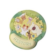 Mouse pad fofo com tema histórico de desenhos animados com descanso de pulso Mouse pad fofo com tema histórico de desenhos animados com descanso de pulso