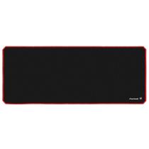 Mouse Pad Fortrek Grande 80X30CM Borda Cor Vermelha Base em Microfibra Antiderrapante Superfície Estilo Speed