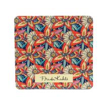 Mouse Pad Frida Kahlo Flores Coloridas - Logo Art
