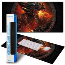 Mouse pad gamer 700 x 350 (dragão de fogo) Mouse pad gamer 700 x 350 (dragão de fogo)