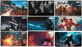Mouse Pad Gamer 80x40cm Tapete para Mouse Tecido E Borracha Antiderrapante Estampado
