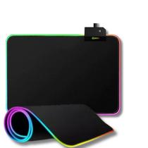 Mouse PAD Gamer Antiderrapante performance com LED na borda 7 Cores - Exbom