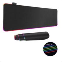 Mouse Pad Gamer Borda Led Rgb 13 Cores 80X30X4Cm Impermeável