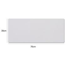 Mouse Pad Gamer Branco Retangular Especial para Sublimação - 70x30 Macio e Resistente