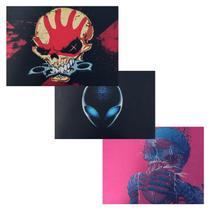 Mouse Pad Gamer C/base Emborrachada 18x22 Exbom Estampados.