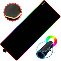 Mouse Pad Gamer Clanm King Tamanho Grande 800X300MM Com Base Emborrachada Antiderrapante Iluminação Rgb à Prova D'Água Mouse Pad Gamer Clanm King Tamanho Grande 800X300MM Com Base Emborrachada Antiderrapante Iluminação Rgb à Prova D'Água