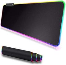 Mouse Pad Gamer com Borda LED RGB com Níveis Ajustáveis de Iluminação