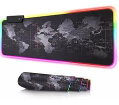 Mouse pad gamer com iluminação led rgb 7 cores 80 x 30 mundi - 01260 Mouse pad gamer com iluminação led rgb 7 cores 80 x 30 mundi - 01260