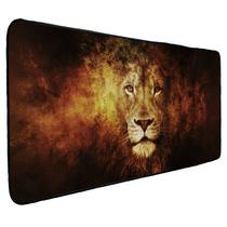 Mouse Pad Gamer De Tecido Neoprene Speed 70cm X 35cm Leão