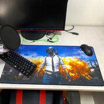 Mouse Pad Gamer Extra Grande 70 X 35 Cm Superfície Suave