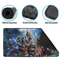 Mouse Pad Gamer Extra Grande 700x350x3mm Liga dos Lendários