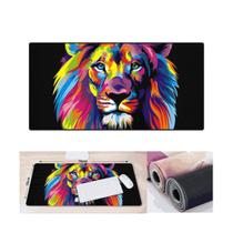 MOUSE PAD GAMER GRANDE - 700X350X3mm - REI LEÃO BROADWAY