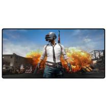 Mouse Pad Gamer Grande 70x35cm PUBG Emborrachado Speed Bordas Costuradas