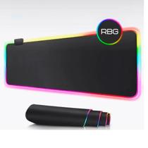 Mouse Pad Gamer Grande 80x30cm Iluminação Led Rgb