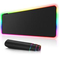Mouse Pad Gamer Grande 80x30cm Iluminação Led Rgb
