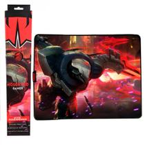 Mouse Pad Gamer Grande KNUP, 420x320mm Superficíe Têxtil Antiderrapante, Borda Costurada - KP-S07 Mouse Pad Gamer Grande KNUP, 420x320mm Superficíe Têxtil Antiderrapante, Borda Costurada - KP-S07