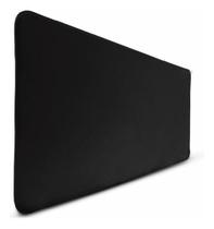 Mouse Pad Gamer Grande Preto Liso Sem Estampa Costurada