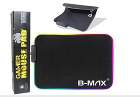 Mouse Pad Gamer Iluminado led Rgb superficie speed para jogos - Bmax