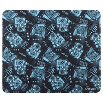 Mouse Pad Gamer Level Up 320X270X2MM em Tecido Neoprene com Base Emborrachada Preto Vinik