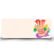 Mouse Pad Gamer LGBT Stop Homophobia Mouse Pad Gamer LGBT Stop Homophobia