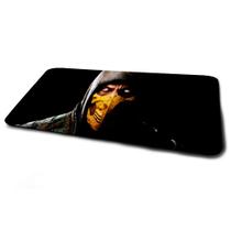 Mouse Pad Gamer Mortal Kombat Scorpion Mascara