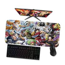 Mouse Pad Gamer - One piece Tripulação 1 - Mousepad Grande 90x40 80x40 60x40 70x30