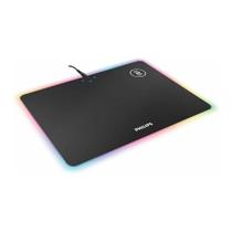 Mouse Pad Gamer Philips SPL7504 RGB Iluminado com Base de Borracha Antiderrapante