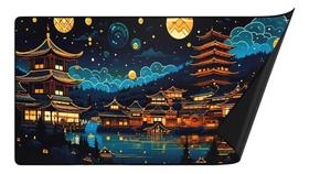 Mouse Pad Gamer Profissional 90X40 Orie Cidade Oriental 19