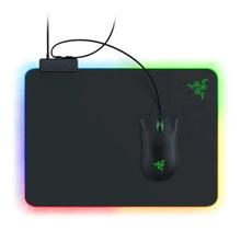 Mouse Pad Gamer Razer Firefly V2 Microtexturizada 255 X 355 cor:preto Mouse Pad Gamer Razer Firefly V2 Microtexturizada 255 X 355 cor:preto