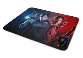 Mouse pad Gamer Resident Evil 2 Claire e Leon